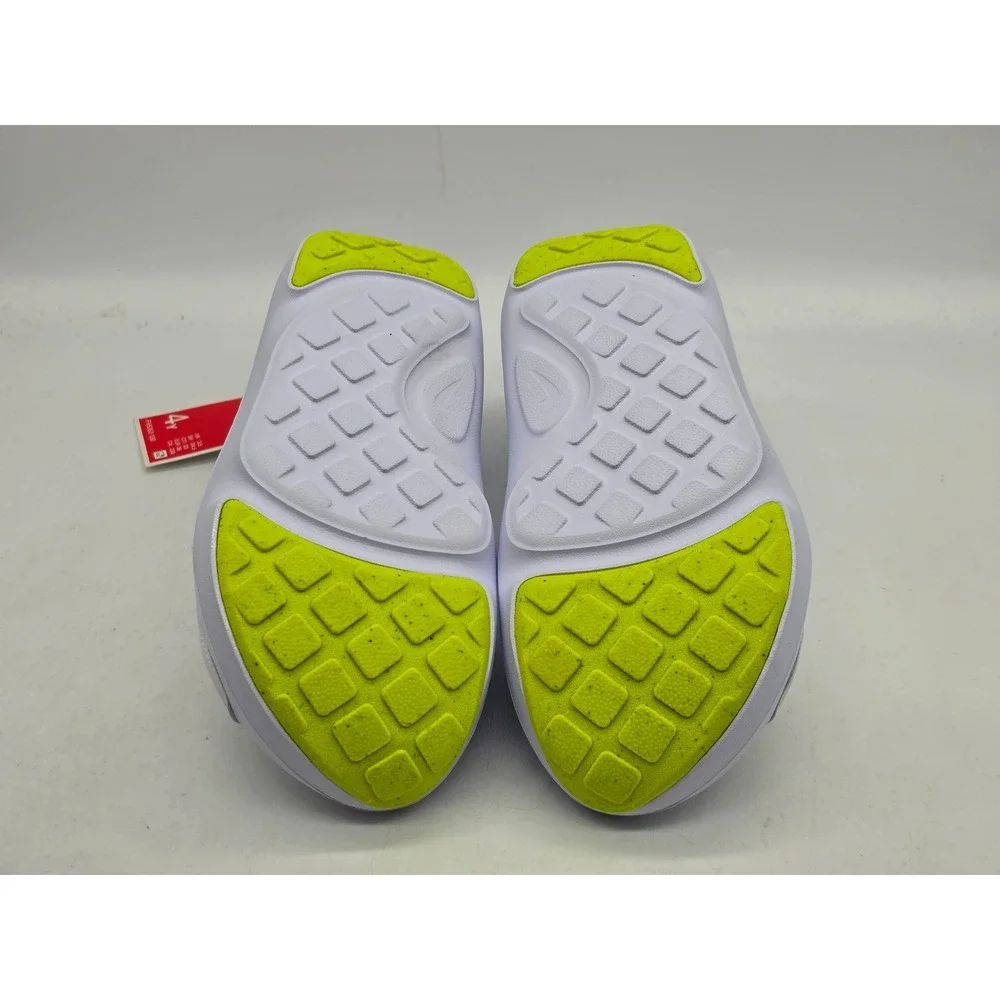 Nike Aqua Swoosh GS White Pure Platinum Volt Kids Water Sandals Shoes FV6363-100